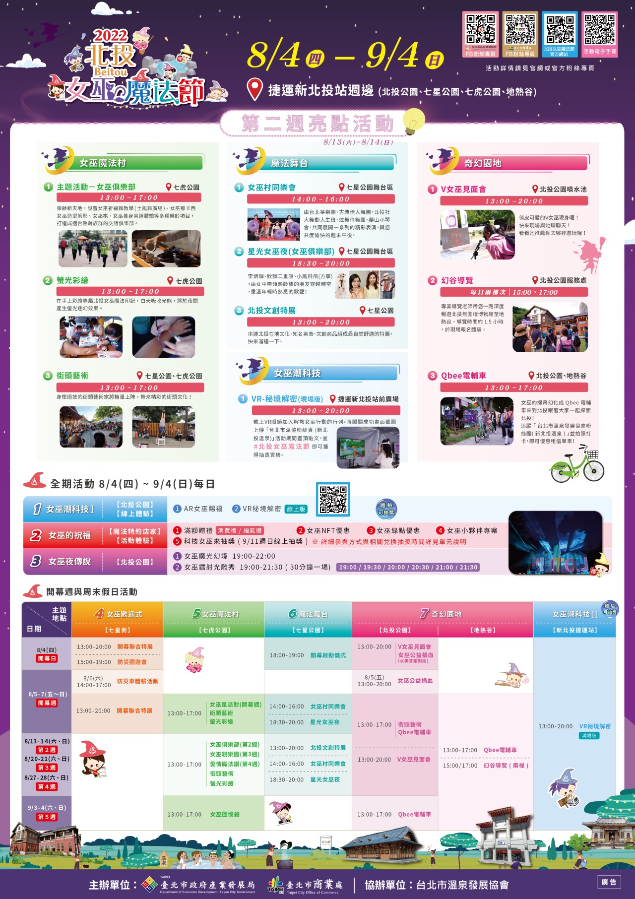 【2022北投魔女マジックフェスティバル】第2週の見どころ予告~